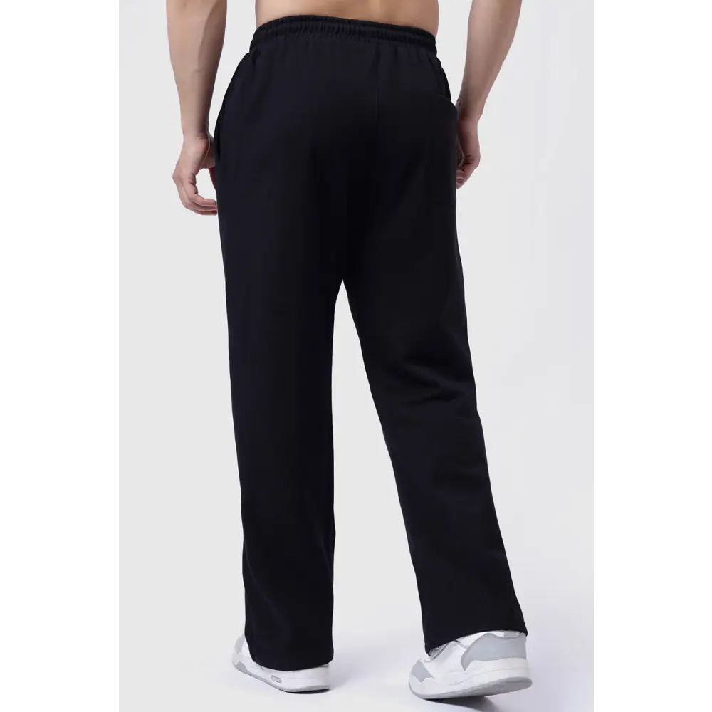 Laidback Relaxed Pants Black - track