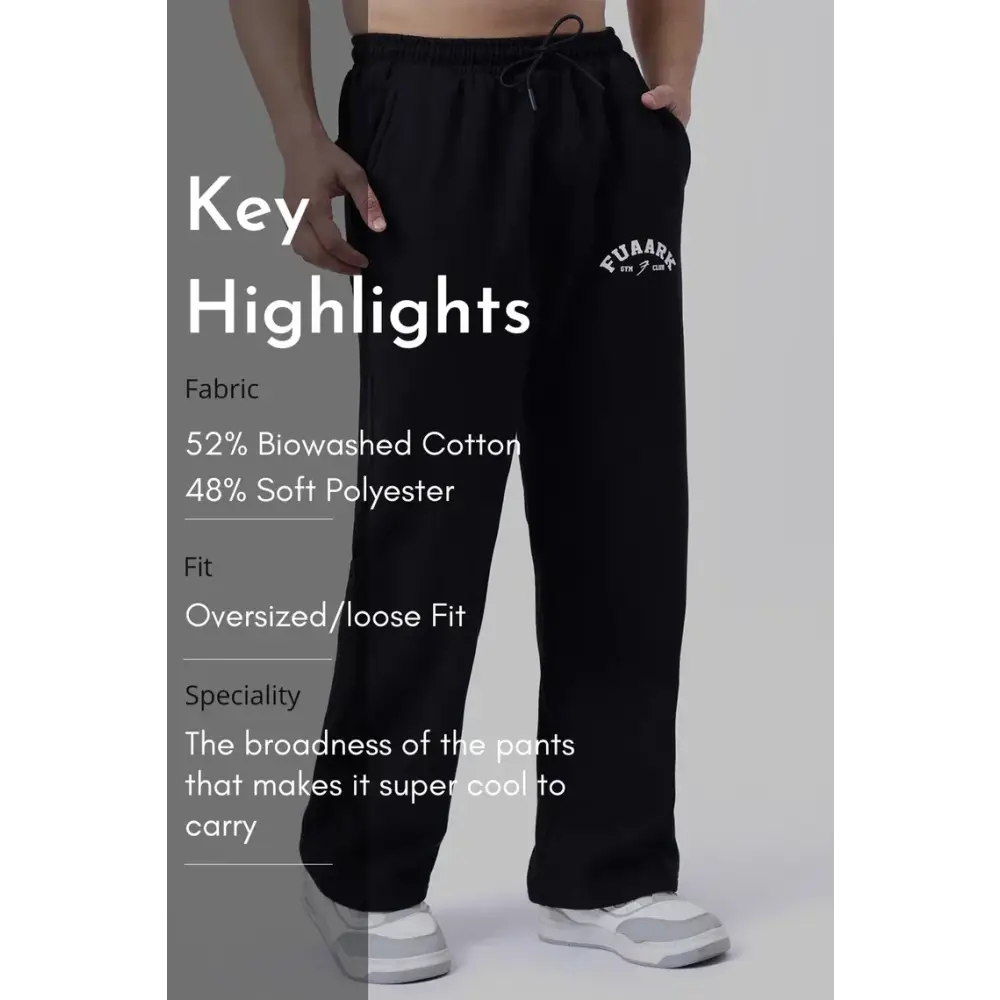Laidback Relaxed Pants Black - track