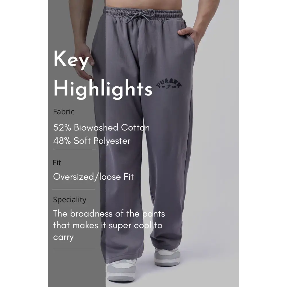 Laidback Relaxed Pants Dark Grey - Joggers
