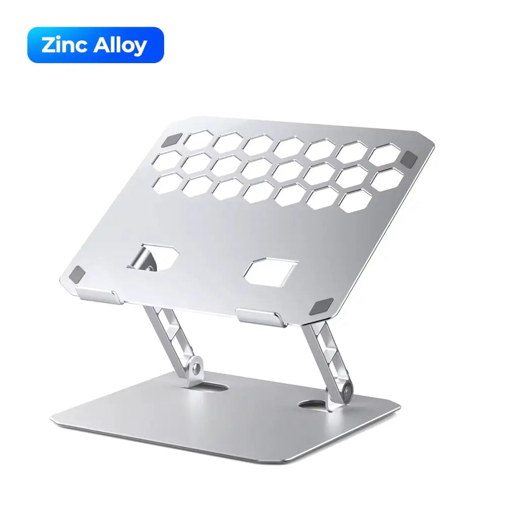 Laptop Stand Zinc Alloy for Gaming Laptop with Dual Support Arms Portable Folding with Honeycomb Design for ASUS HP