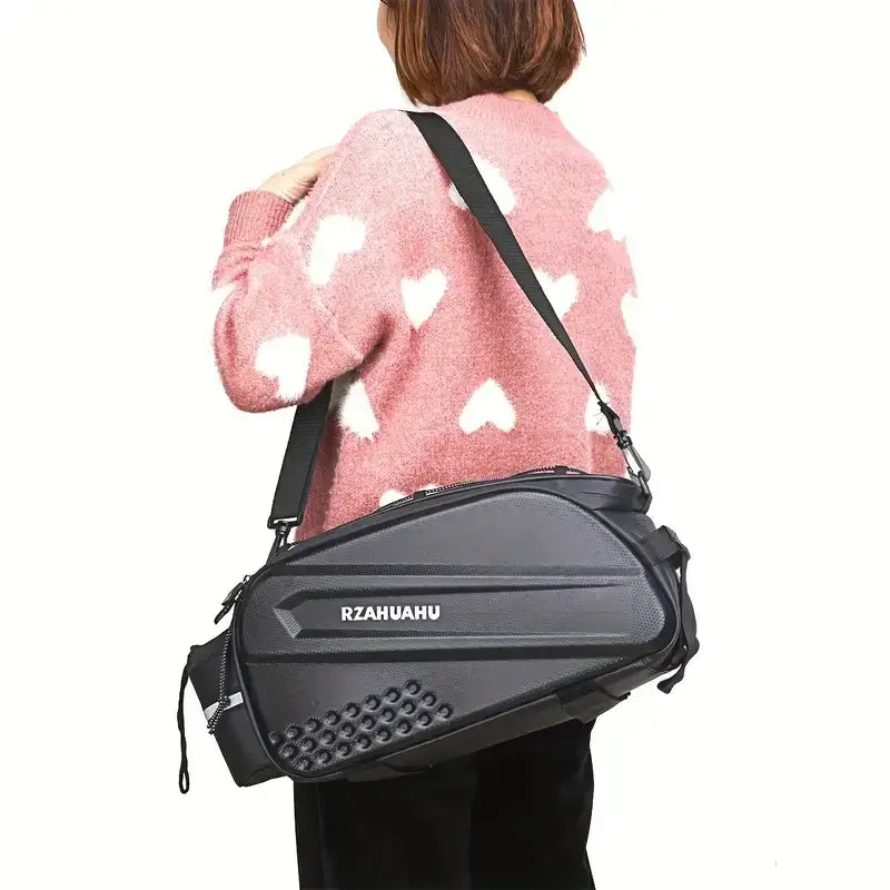 Large Capacity Bike Rear Seat Bag - Black / 38.5*19*16cm / Bicycle Camel Bag - SS