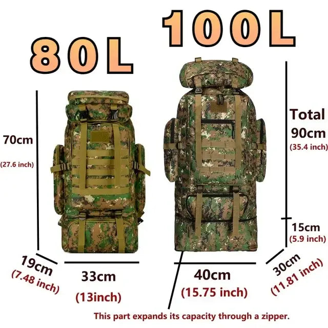 Large Capacity Mountaineering Backpack - 9eight5