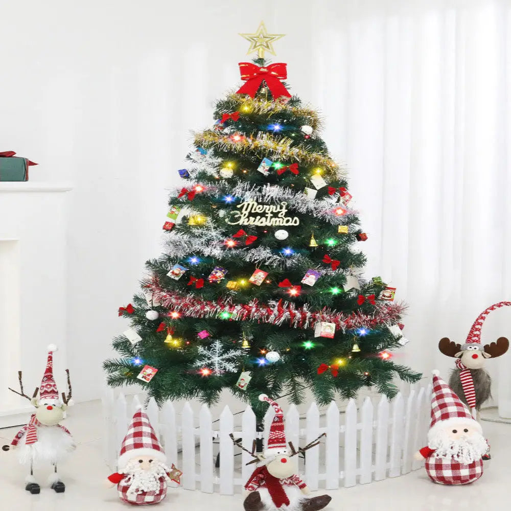 Large Christmas Tree (1.5/1.8/2.1M) with 4M 30-LED Colourful Lights - SS