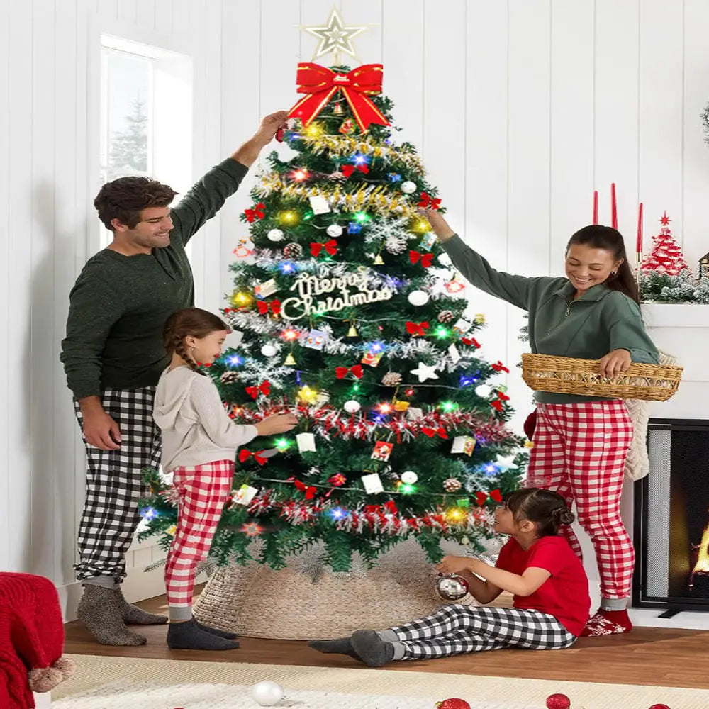 Large Christmas Tree (1.5/1.8/2.1M) with 4M 30-LED Colourful Lights - SS