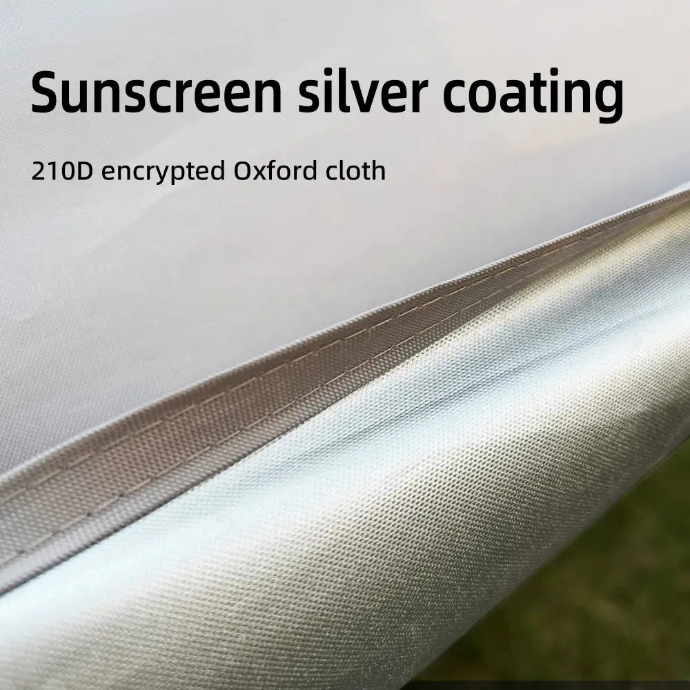 Large Portable Sunshade Tarp with Poles (2 sizes available) - SS