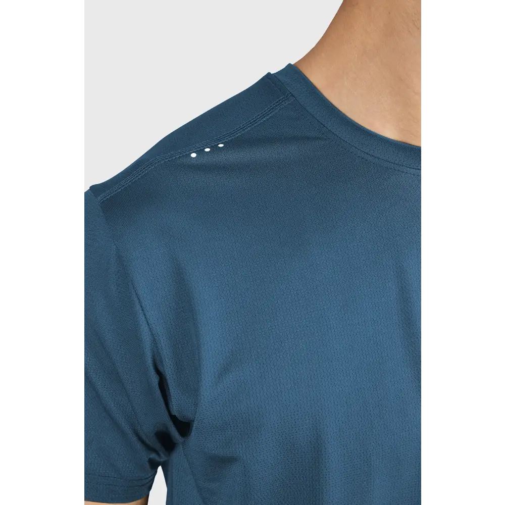 Laser Cut Running T-shirt Orion Blue - Tshirts
