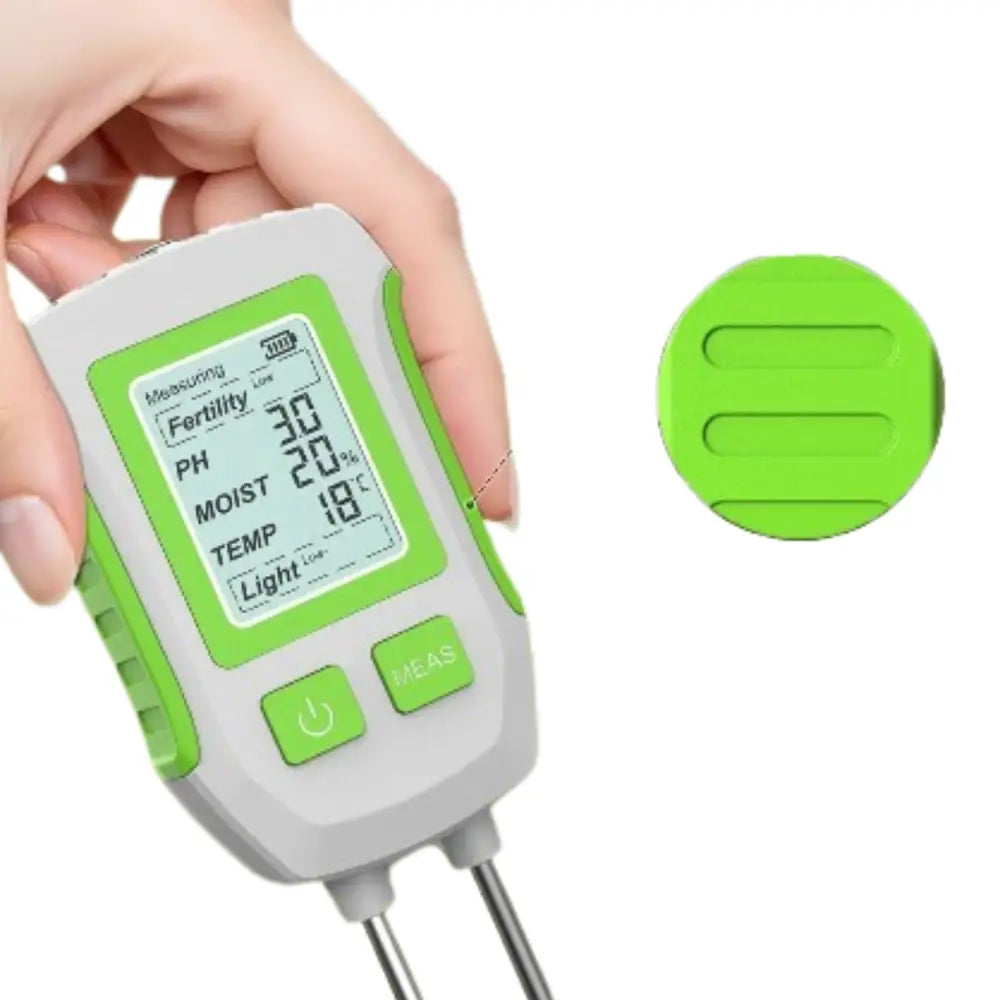 LCD 3/5-in-1 Handheld Soil Tester for pH Moisture & Light (different colours & sets available) - HBC