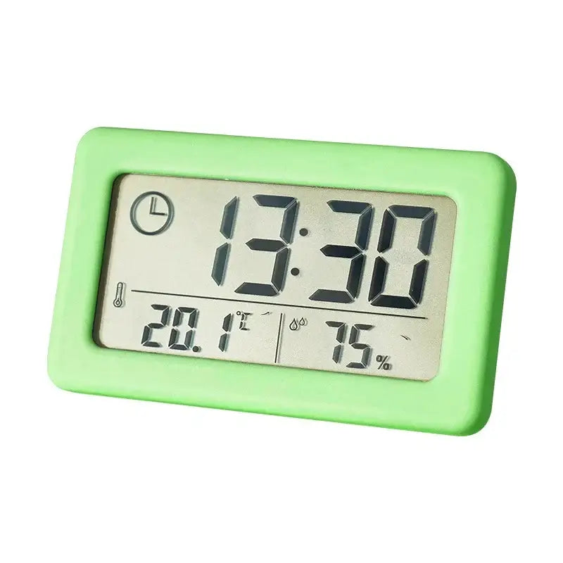 LCD Electronic Clock with Thermometer (5 colours available) - HBC