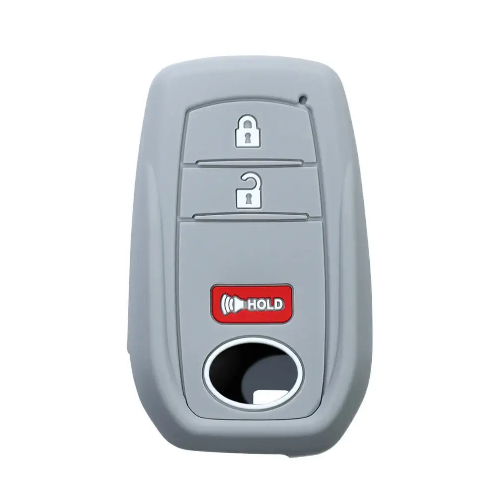 Lcyam Key Fob Cover Case Remote Protector Smooth Silicone Fits for Toyota Rav4 Corolla Camry Hilux Car Accessories Key