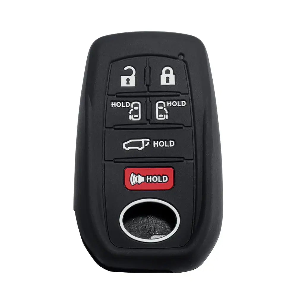 Lcyam Key Fob Cover Case Remote Protector Smooth Silicone Fits for Toyota Rav4 Corolla Camry Hilux Car Accessories Key