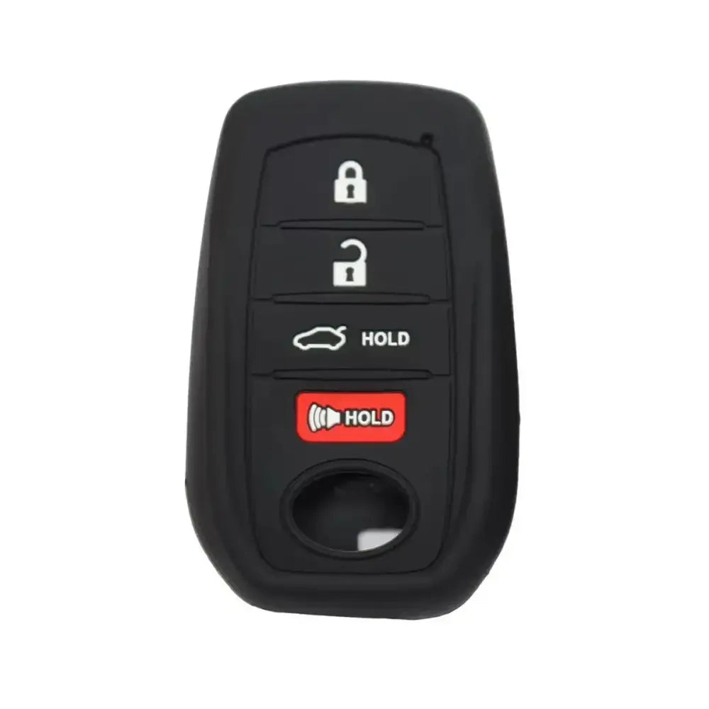 Lcyam Key Fob Cover Case Remote Protector Smooth Silicone Fits for Toyota Rav4 Corolla Camry Hilux Car Accessories Key