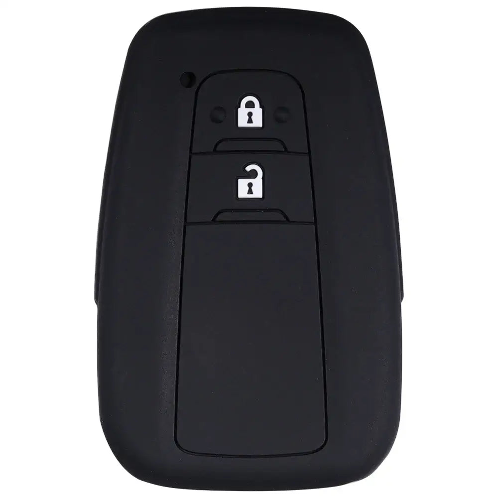 Lcyam Key Fob Cover Case Remote Protector Smooth Silicone Fits for Toyota Rav4 Corolla Camry Hilux Car Accessories Key