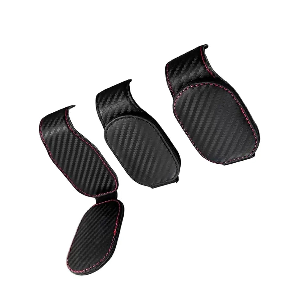 Leather Car Sunglasses & Card Holder Clip - HBC