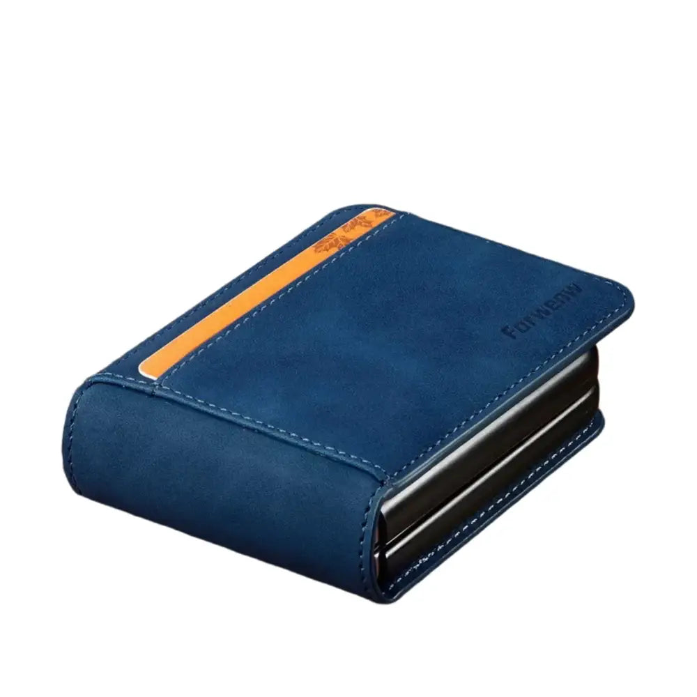 Leather Cover for the Samsung Galaxy Z Flip7 FE & Flip7 (available in 4 colours) - Blue / Z Flip 7 - 9eight5