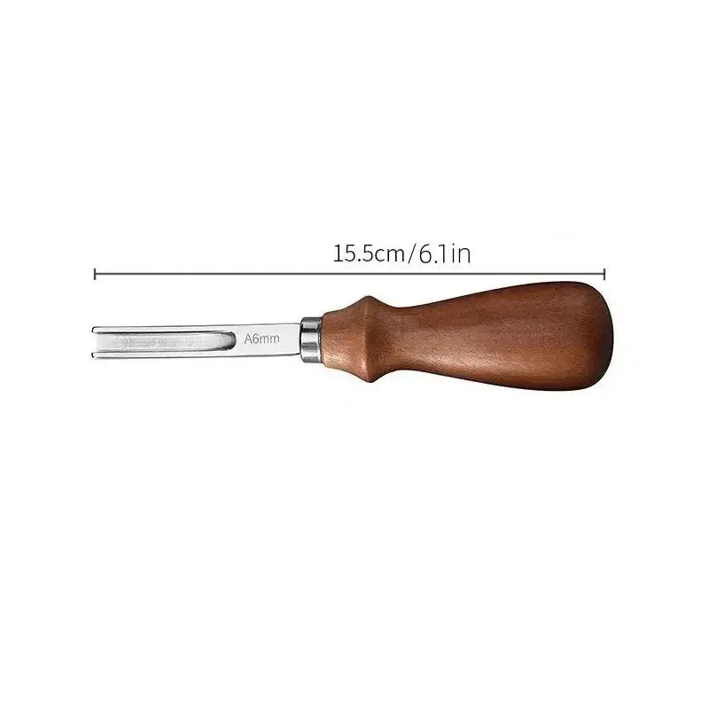 Leather Edge Beveler Skiving Tool (4 different sizes available) - 1PC A6mm - SS