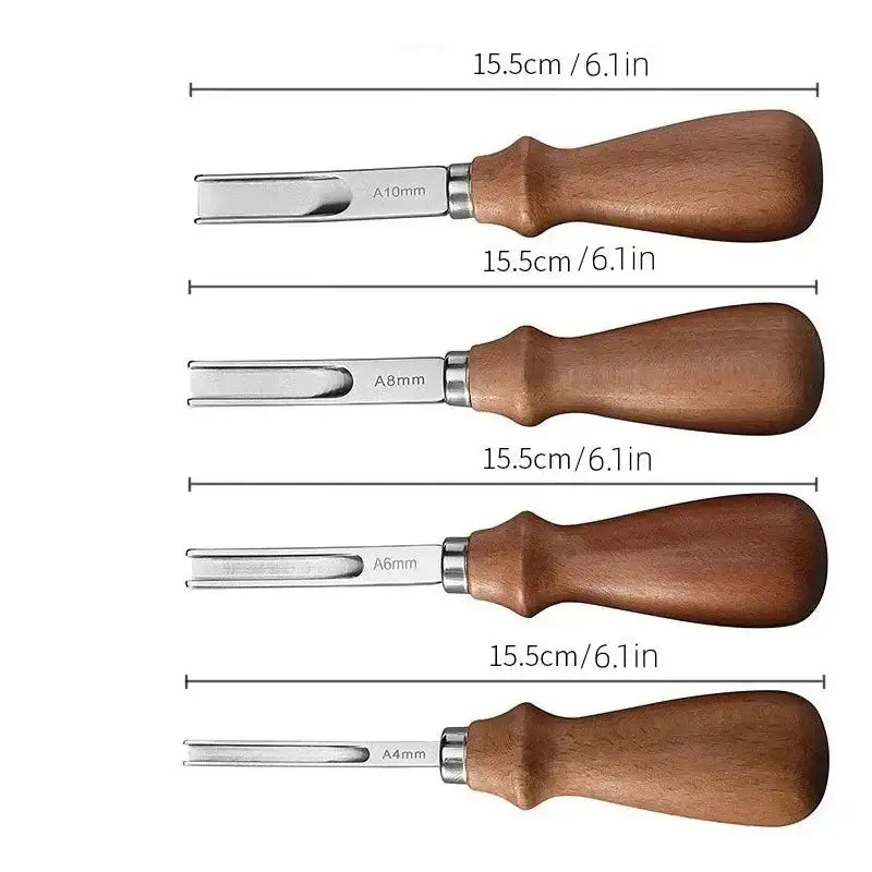 Leather Edge Beveler Skiving Tool (4 different sizes available) - SS