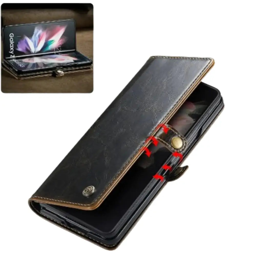 Leather Wallet Case for Samsung Z Fold 6/5/4/3 - 9eight5