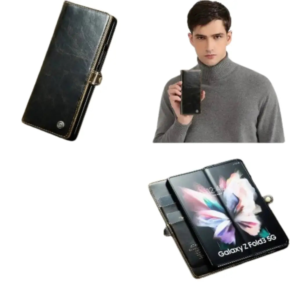 Leather Wallet Case for Samsung Z Fold 6/5/4/3 - 9eight5