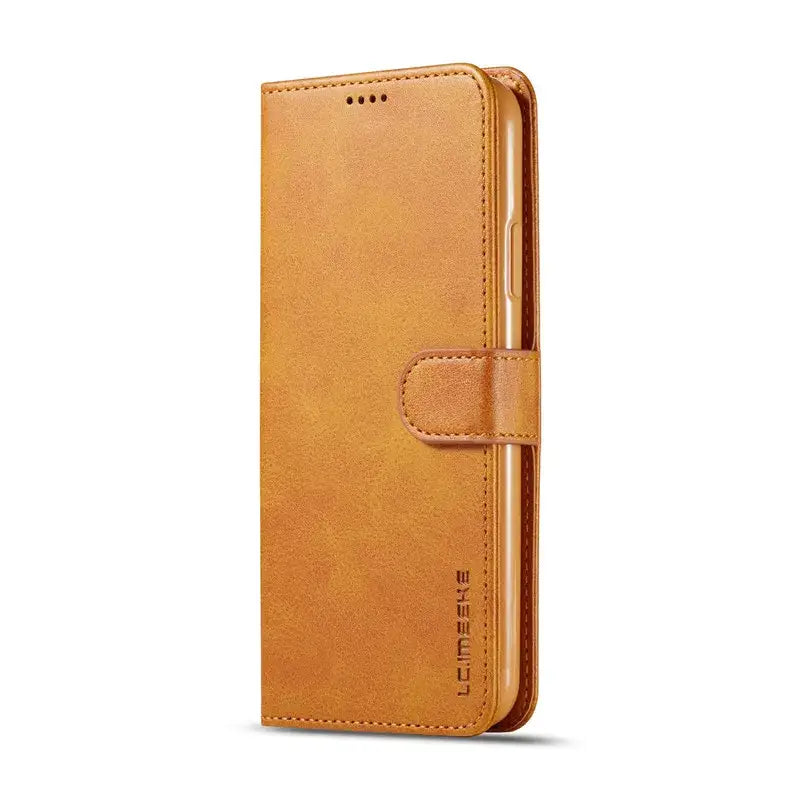 Leather Wallet Flip Case for iPhone 17 Series (available in 5 colours) - Yellow / iPhone 17 Pro Max - 9eight5