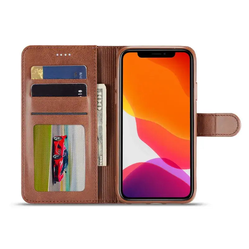 Leather Wallet Flip Case for iPhone 17 Series (available in 5 colours) - 9eight5