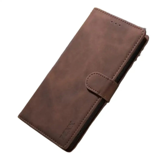 Leather Wallet Flip Case for Samsung (Coffee)