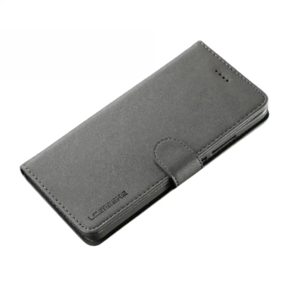 Leather Wallet Flip Case for Samsung Galaxy (Black)