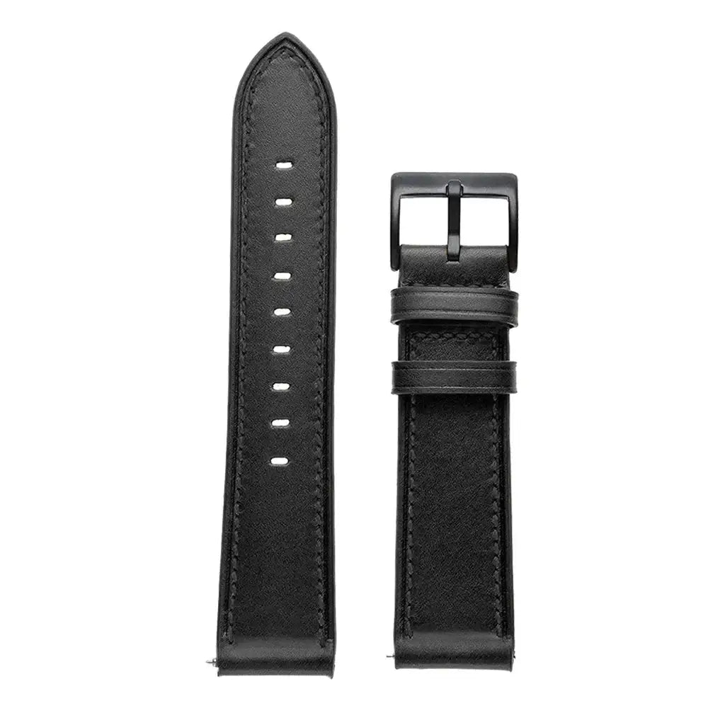 Leather Watch Strap for the Garmin Forerunner 55 (available in 12 colours) - TWS