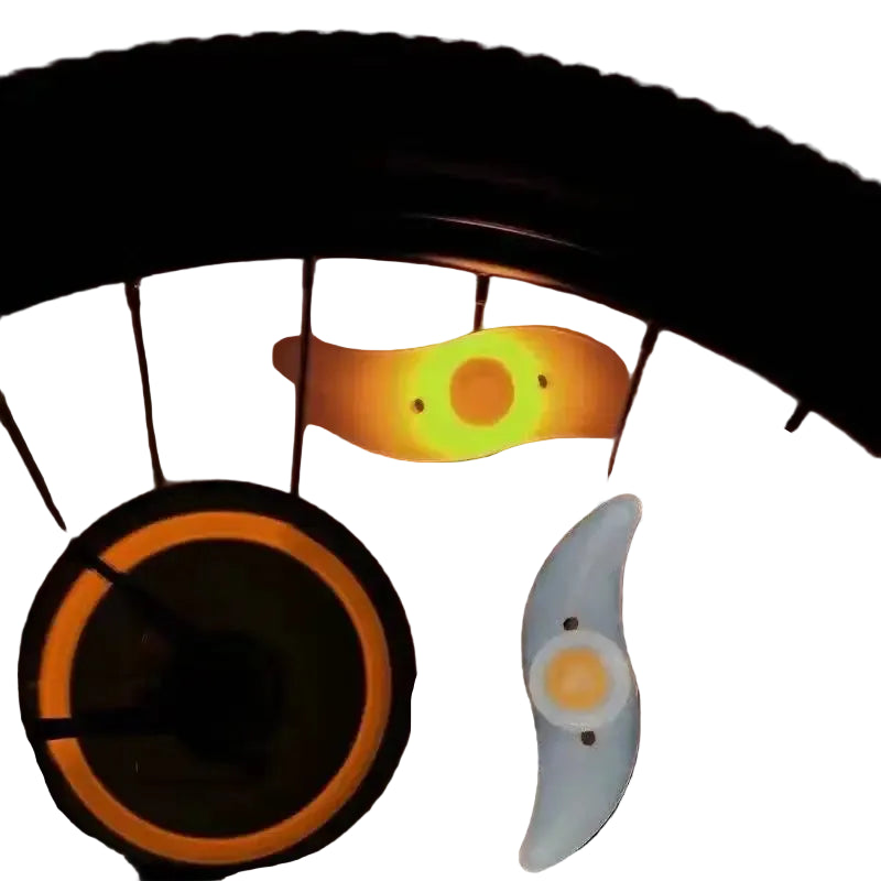 LED Bicycle Wheel Spoke Light Colorful Waterproof MTB Balance Bicycle Tyre Tire Flash Lights Warning Cycling Lamp