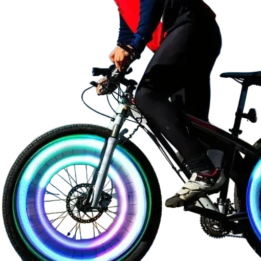 LED Bicycle Wheel Spoke Light Colorful Waterproof MTB Balance Bicycle Tyre Tire Flash Lights Warning Cycling Lamp