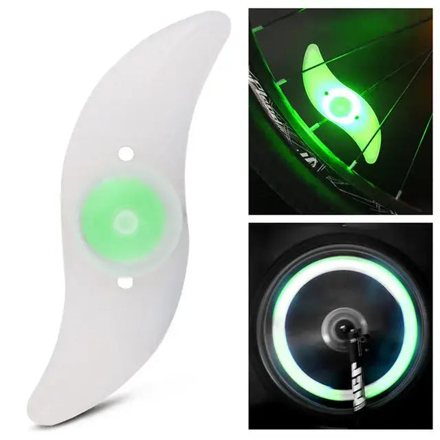 LED Bicycle Wheel Spoke Light Colorful Waterproof MTB Balance Bicycle Tyre Tire Flash Lights Warning Cycling Lamp