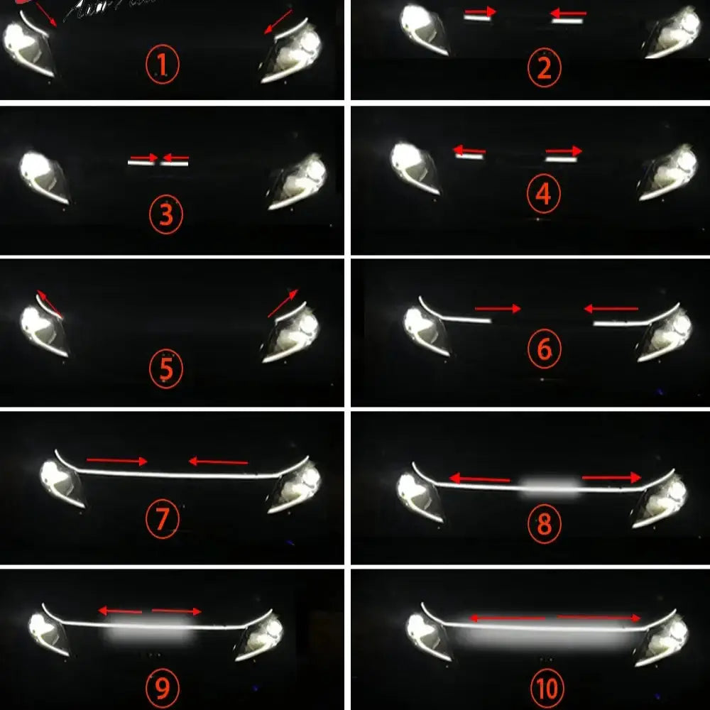 LED Car Hood Light Strip (different colours & sizes available) - HBC