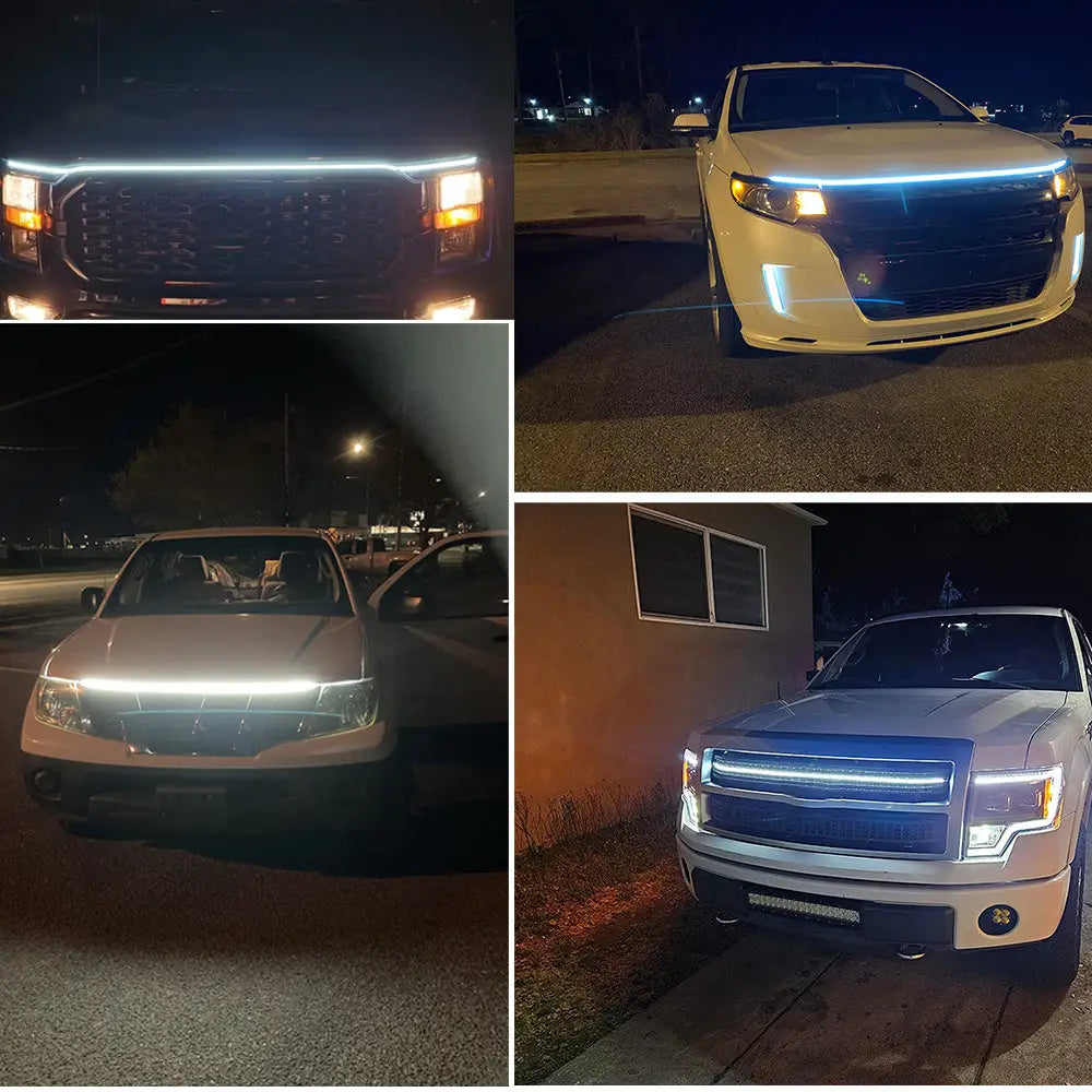LED Car Hood Light Strip (different colours & sizes available) - HBC