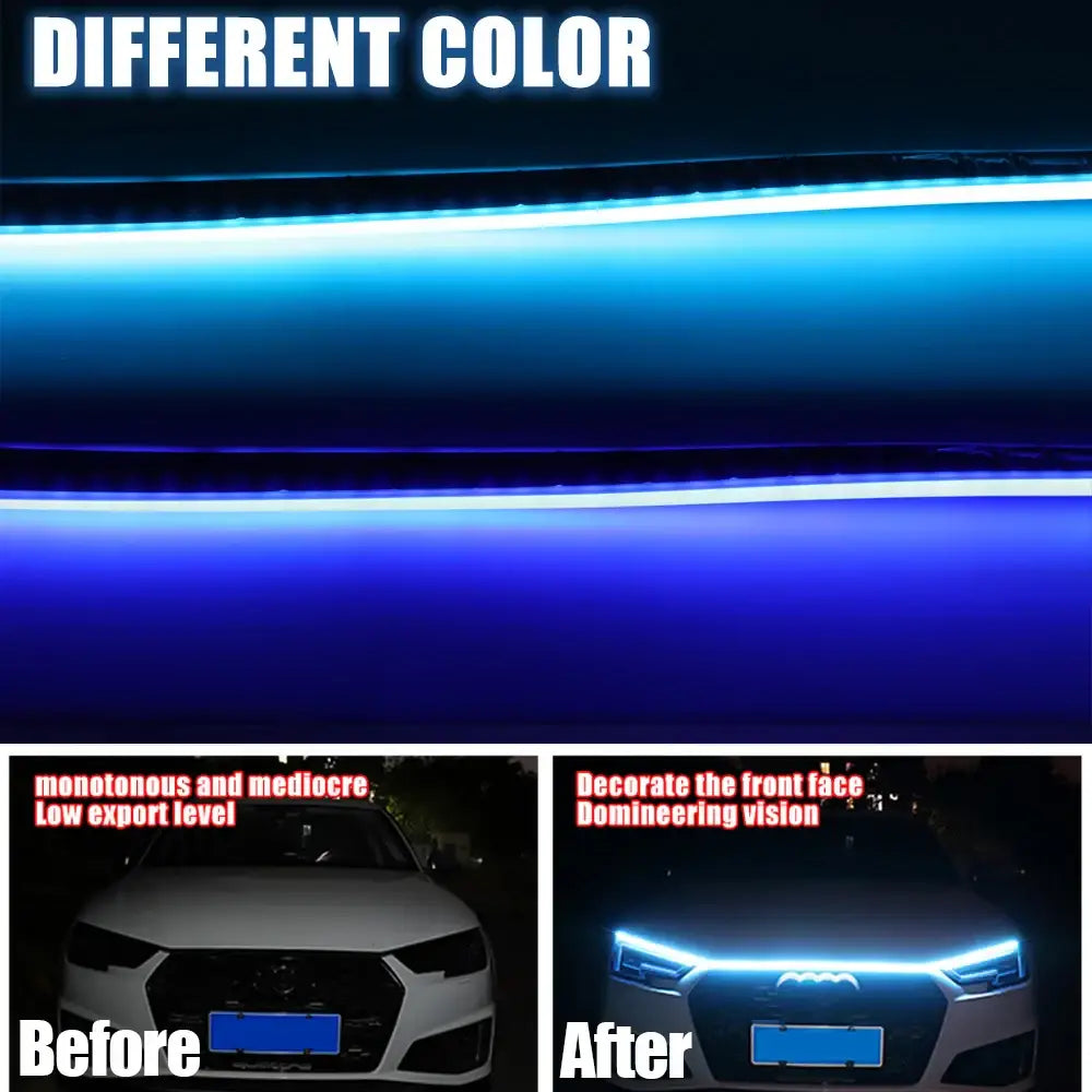 LED Car Hood Light Strip (different colours & sizes available) - HBC