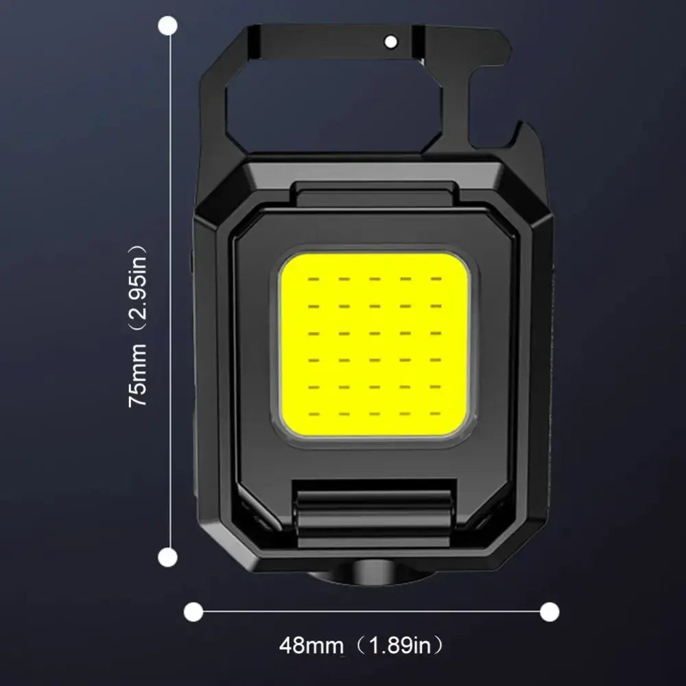 LED Mini Keychain Flashlight - Black / Led Keychain Light
