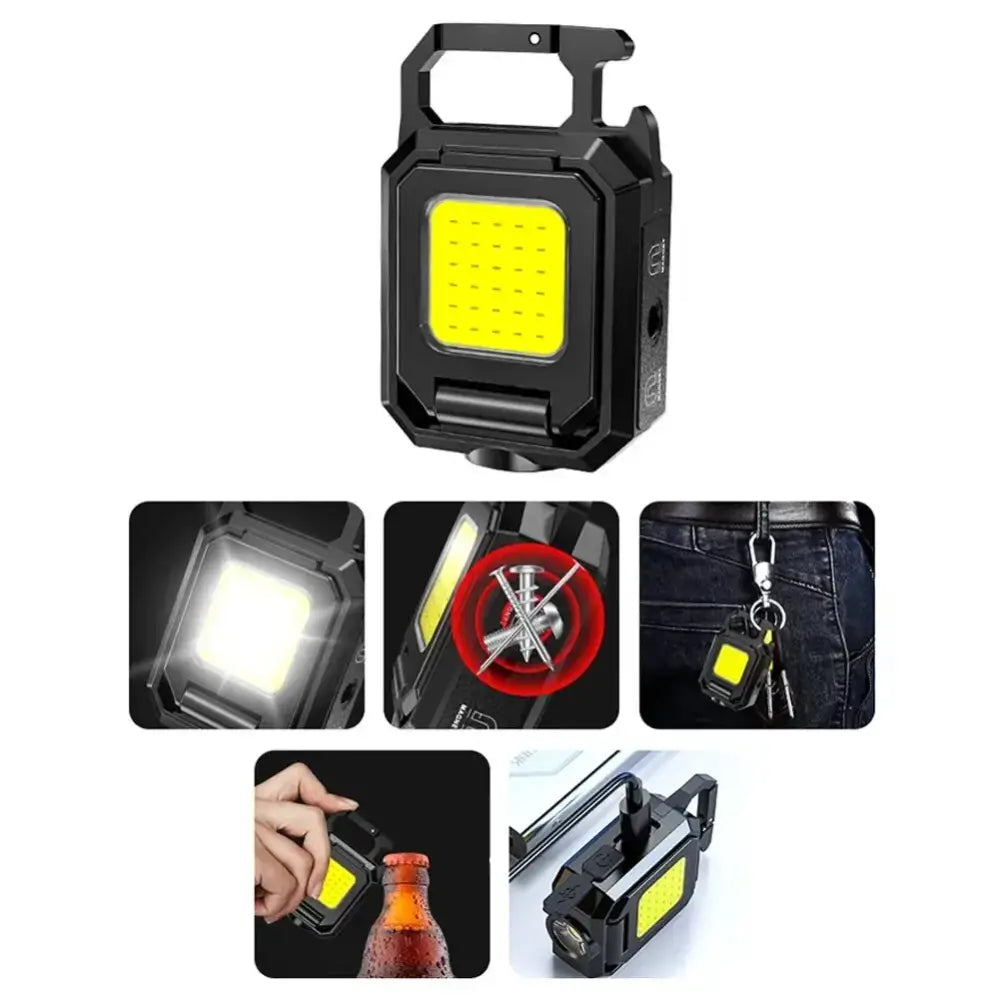 LED Mini Keychain Flashlight - Black / Led Keychain Light