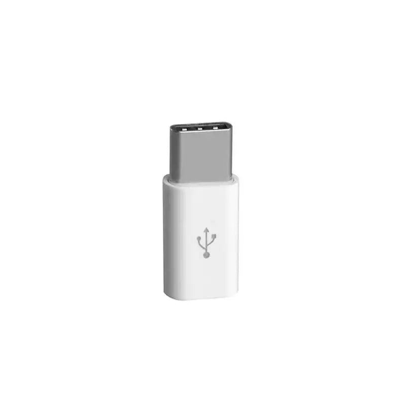 LED USB 3.0 to Type-C Adapter - OTG USB-C and USB-A to Micro USB Female Connector for Samsung Xiaomi and POCO Devices