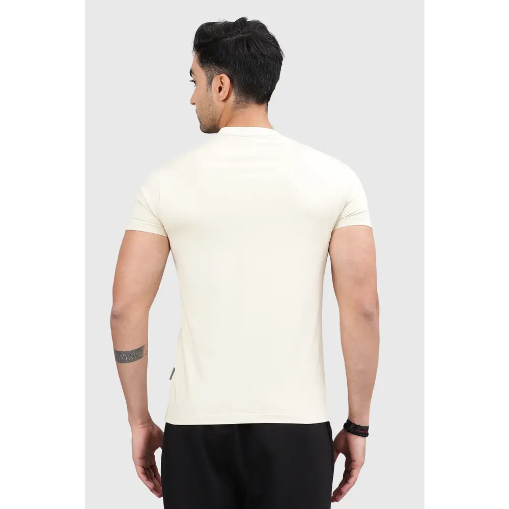 Legacy Crew Neck T-shirt Beige - Tshirts