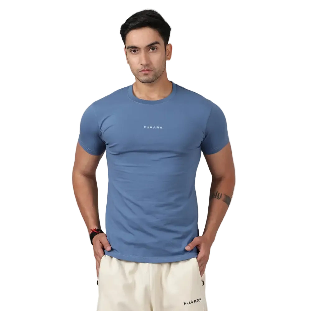 Legacy Crew Neck T-shirt Dusk Blue - Tshirts