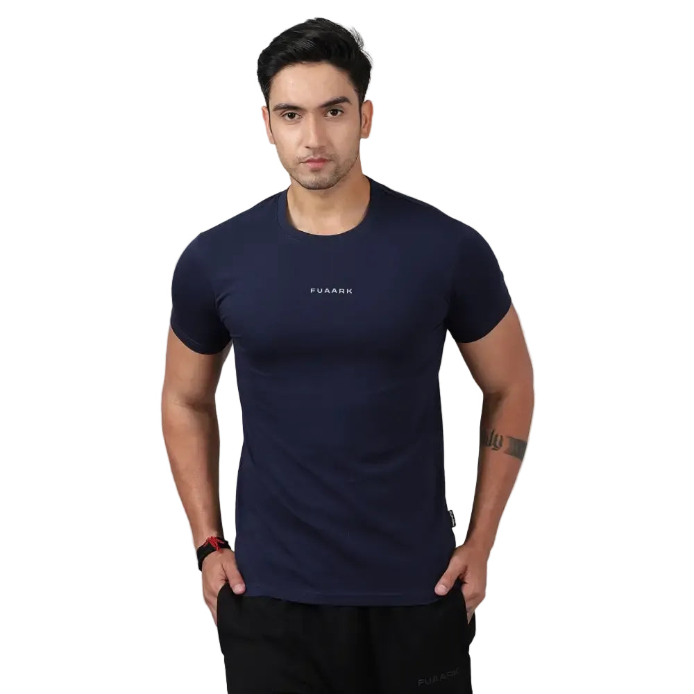 Legacy Crew Neck T-shirt Navy - Tshirts