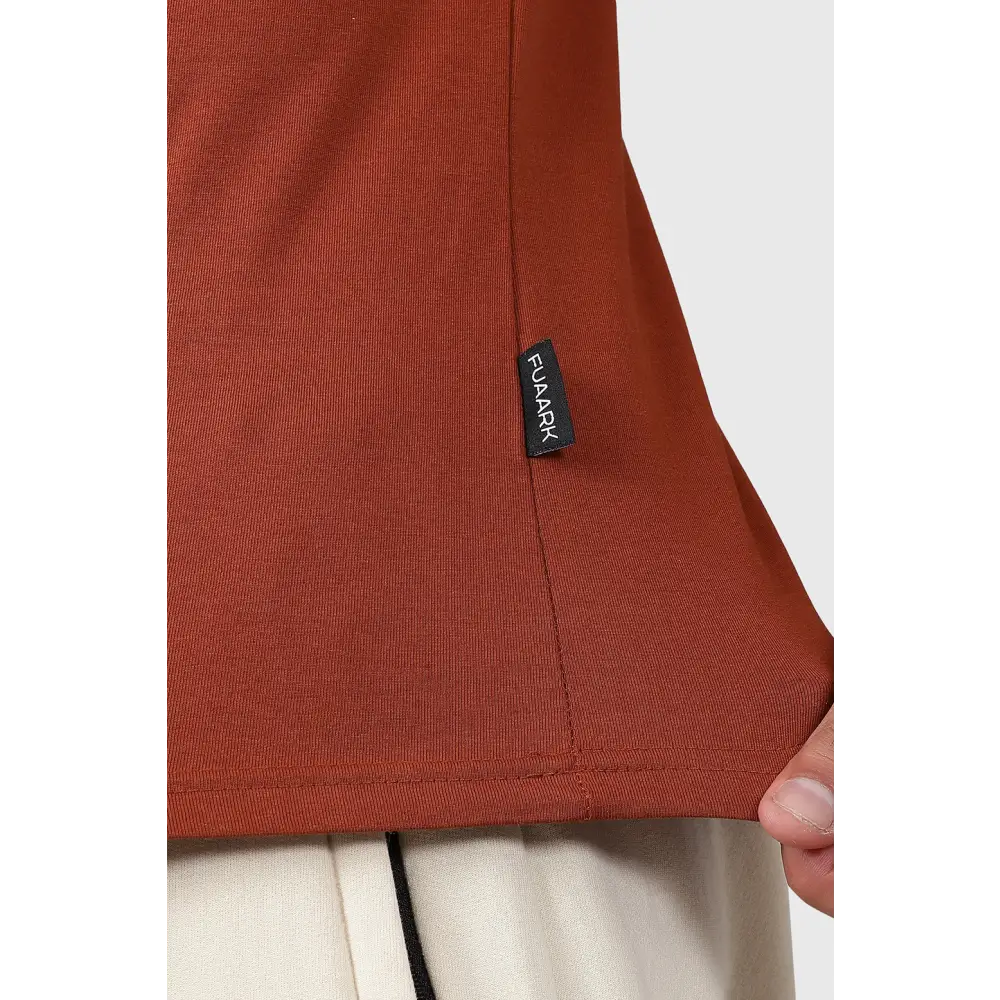 Legacy Crew Neck T-shirt Salsa Brown - Tshirts
