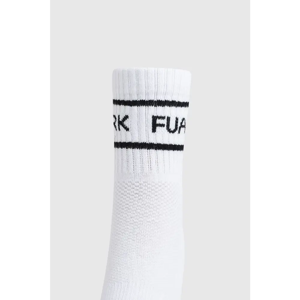Legacy Quarter Socks White/Black - Socks