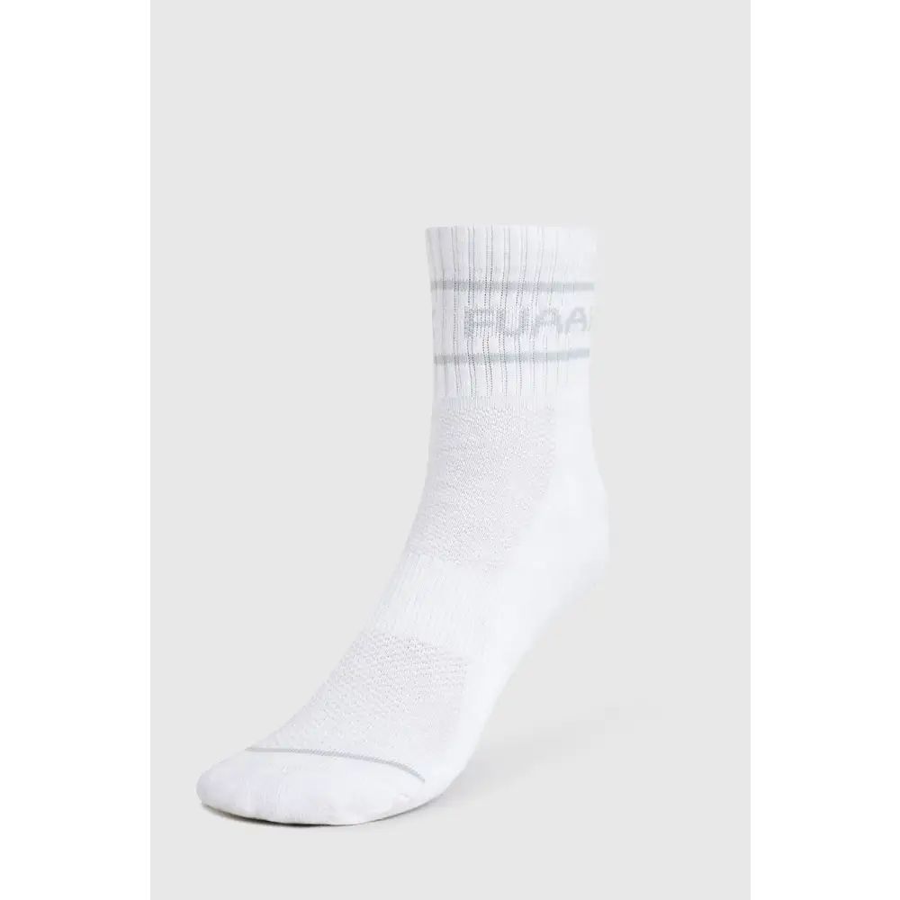 Legacy Quarter Socks White/Grey - Socks