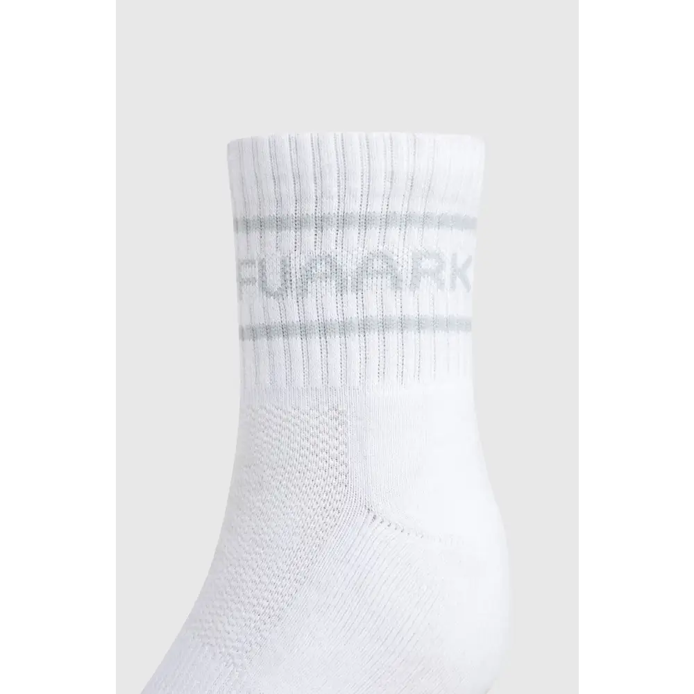 Legacy Quarter Socks White/Grey - Socks