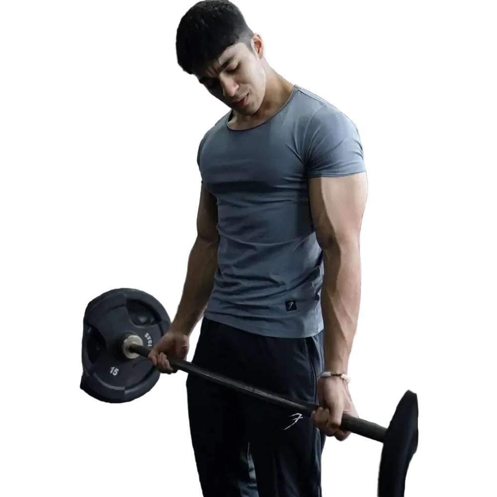 Legacy Scoop Neck T-shirt Grey - Tshirts