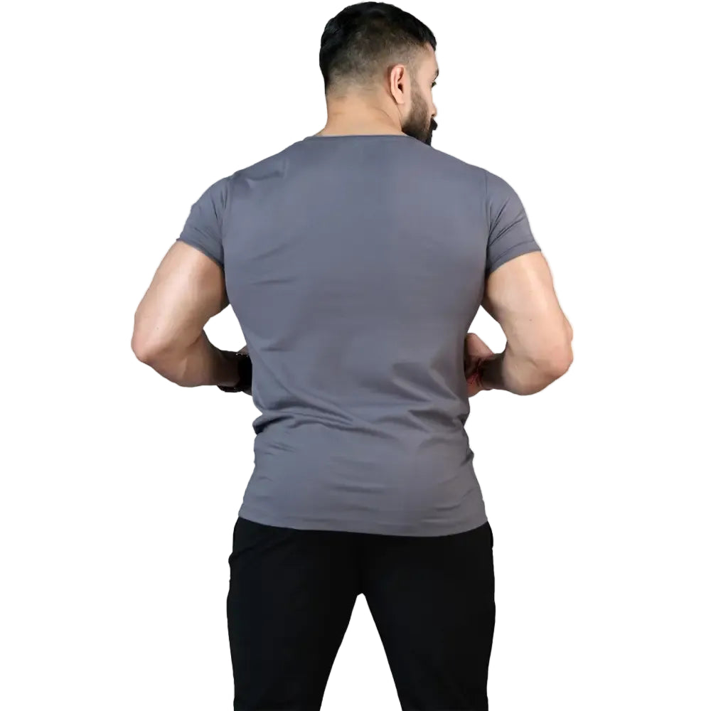 Legacy Scoop Neck T-shirt Grey - Tshirts