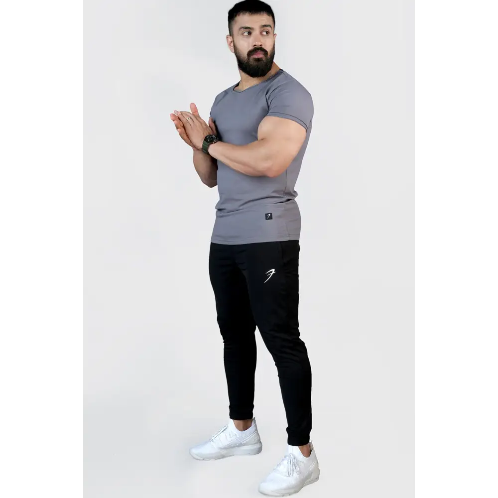 Legacy Scoop Neck T-shirt Grey - Tshirts