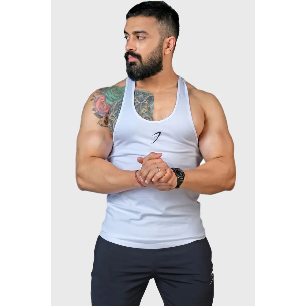 Legacy Stringer White - Vest