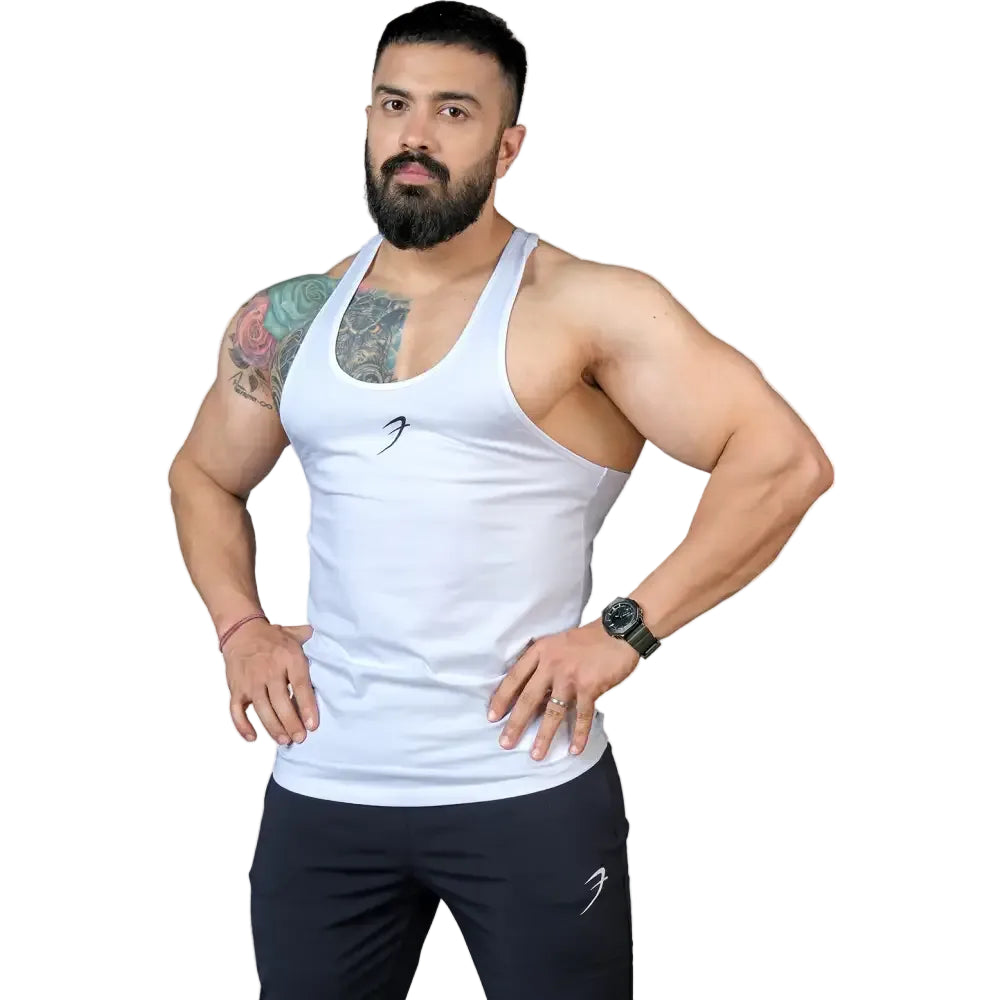 Legacy Stringer White - Vest