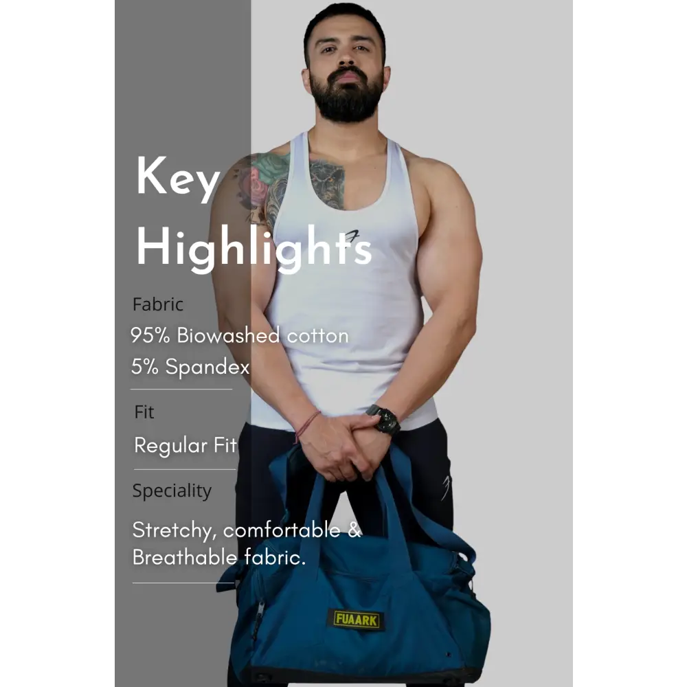 Legacy Stringer White - Vest