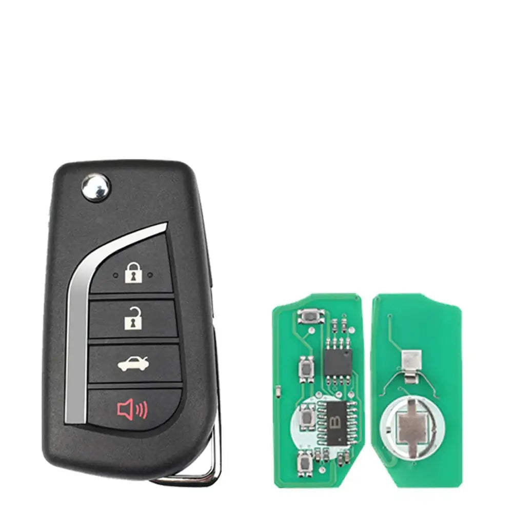Leo FCC:HYQ12BFB GQ4-73T THAILAND VIOS Remote Control Car Key For Toyota Corolla iM RAV4 Camry 2017-2021 8A-CHIP.